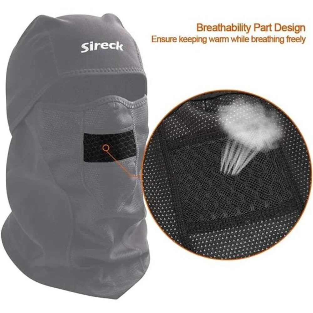 Cold Weather Balaclava Ski Mask, Water Resistant and Windproof Fleece Thermal